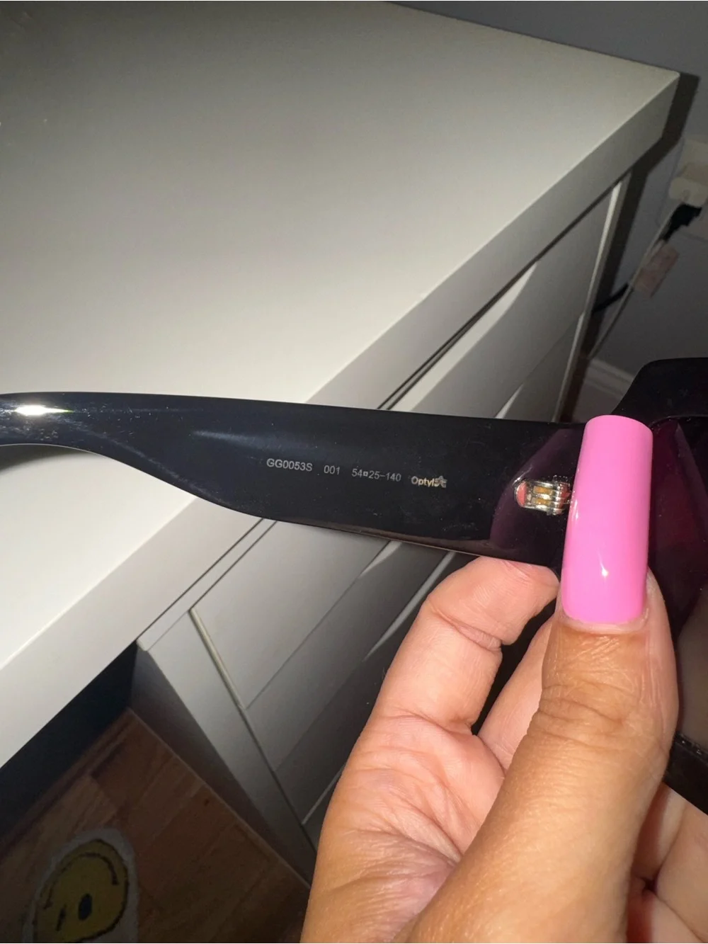 Gucci Black Oversized Square Sunglasses for Women